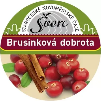 Čaj Švorc pečený čaj Brusinková dobrota 55ml (Švorc pečený čaj Brusinková dobrota 55ml)