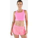 KIPRUN Dámský běžecký crop top 900 Light Méline Rollin 2XS RŮŽOVÁ