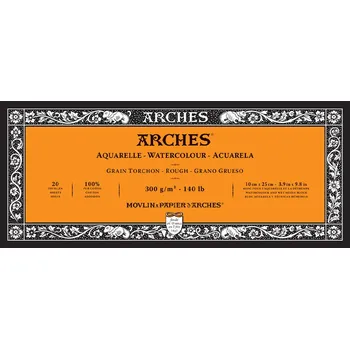 Blok Arches Rough, 300 g/m2, 20 archů - 10 x 25 cm