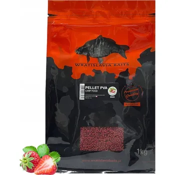 Pelety 2mm Jahoda 1kg Wratislavia Baits
