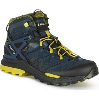 Pánská treková obuv AKU Rocket Mid GTX Velikost: 9 / Barva: BLUE/MUSTARD