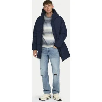 Only & Sons Zimní bunda 22020156 Tmavomodrá Regular Fit XXL