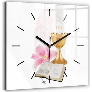 Hodiny Dekorativní nástěnné hodiny Nedotknutelný suvenýr první Svaté Přijímání