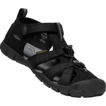 Chlapecké sandály Dětské sandály Keen Seacamp II CNX Youth black/grey 36EU