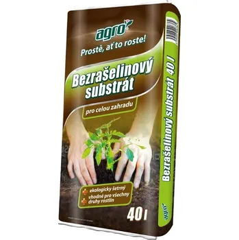 Substrát Agro Bezrašelinový substrát 40 l