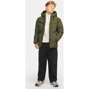 Jack & Jones Junior Zimní bunda Slay 12261353 Zelená Regular Fit 140