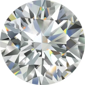 Drahý kámen Přírodní diamant brusu Kulatý briliant 0.22 ct D VVS2 s GIA certifikátem 2KCR7ICRM