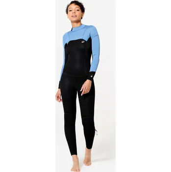 Neoprenový oblek DECATHLON Dámská kombinéza Surf 500 3/2 Backzip XL ČERNÁ