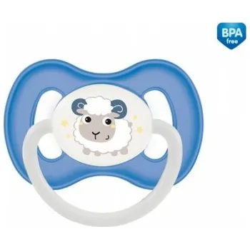 Canpol babies Dudlík 0-6m kaučukový třešinka BUNNY & COMPANY modrý Canpol babies 23/277_BLU