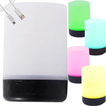 Noční světlo Verk 12315 LED noční světlo RGB, USB, 2 režimy, 8 barev