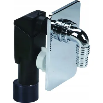 Sifon Podomítkový sifon pro pračku Chrom JANO s přípojkou pro pračku