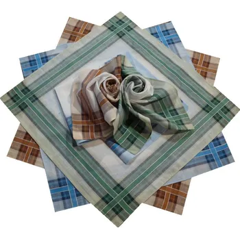 Látkový kapesník Mileta Bavlněné kapesníky 6ks světlé