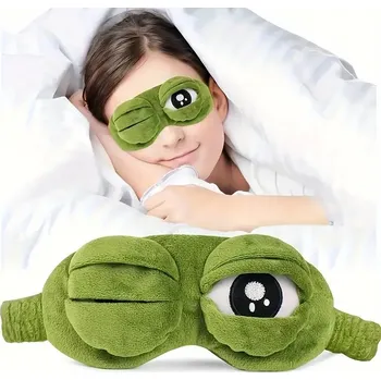 Žertovný předmět BAF MASKA NA SPANÍ ŽÁBA - SPÍCÍ - NESPÍCÍ