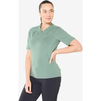 Cyklistické oblečení ROCKRIDER Dámský cyklistický cargo dres XS ZELENÁ