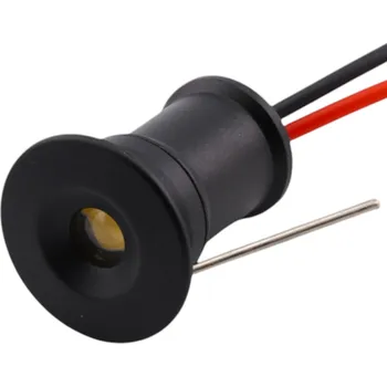 Bodové svítidlo LED-15 mini podhledové svítidlo 1W, černé Bílá 120°