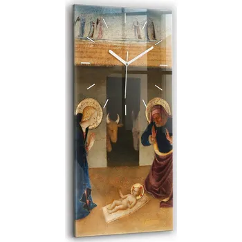 Hodiny Nástěnné hodiny SacroArte, hnědé, 30 cm