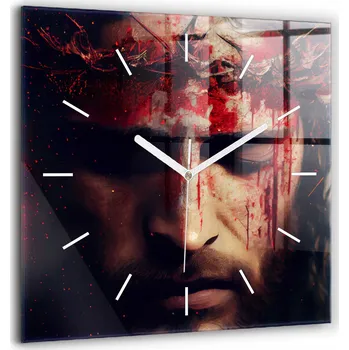 Hodiny Nástěnné hodiny SacroArte, hnědé, 60 cm