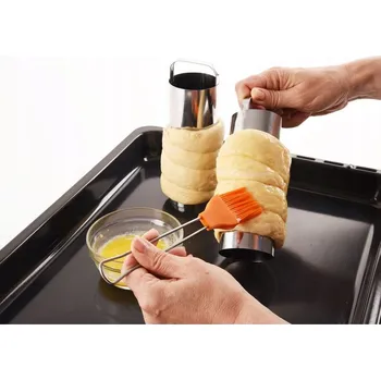 Forma na pečení 2x Forma na KURTOSZE trdelníky trubičky cukrářská ocelová forma