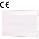 Plastová rozvodnice 14 modulů, bílá dvířka, pod omítku - doprodej