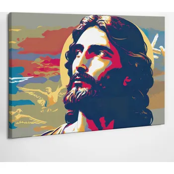 Obraz Tištěný Obraz na Plátně - Portréty Ježíše Krista