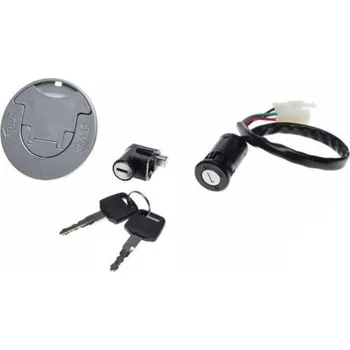 Palivová nádrž Spínačka, víčko nádrže a sada zámků pro Bashan BS200/BS250/ Shineray 250