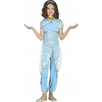 Karnevalový kostým KOSTÝM MALÁ POUŠTNÍ PRINCEZNA PŘEVLEK KARNEVAL HALLOWEEN 128