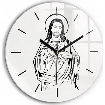 Hodiny Nástěnné hodiny SacroArte béžové 60 cm