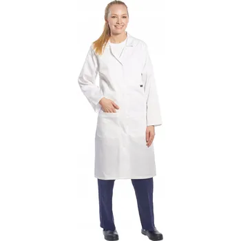 Pracovní obuv PORTWEST Plášť Standard LW63, dlouhý rukáv, dámský POR-LW63WHRXXS Bílá XXS