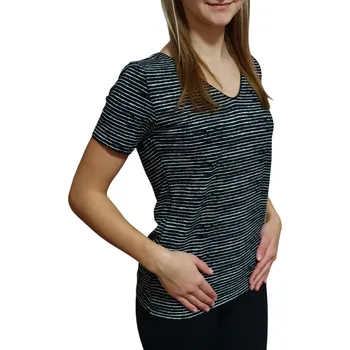 Dámská halenka Halenka Sabatti černá s bílými proužky Velikosti Sabatti: 40