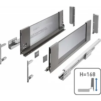 Elektrická zásuvka GTV Zásuvka Axis Pro GLASS l- 300mm antracit - vysoká H168