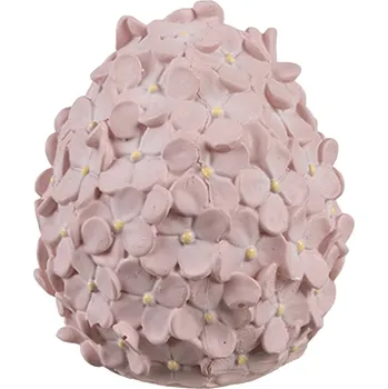 Velikonoční dekorace Clayre & Eef - Dekorativní vajíčko FLOWERS 6PR5183