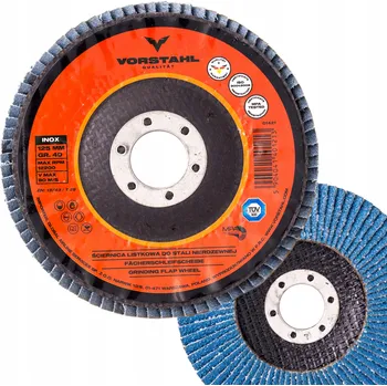 Brusný kotouč Lamelový kotouč na nerezovou ocel QUALITAT 125x22,2 mm GR.40 Vorstahl