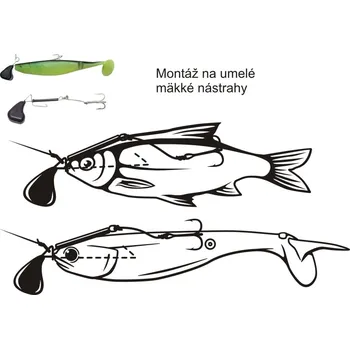 Systém Black Cat soft lure váha 21g