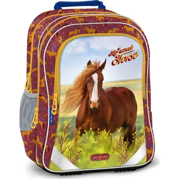 Školní batoh Ars Una školní batoh ERGOFIT My Sweet Horse 24 – lehká aktovka pro prvňačky