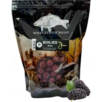 Boilies WRATISLAVIA BAITS boilies Natural Moruše 1kg 20mm