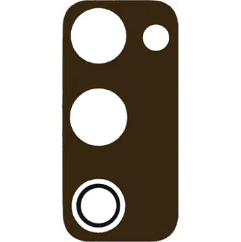 Pouzdro na mobilní telefon RYCHLÉ SKLO KRYTU FOTOAPARÁTU PRO SAMSUNG S20 FE HNĚDÉ