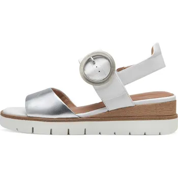 Dámské sandále Tamaris 1-28206-42-171 Dámské sandály na klínku bílé 40