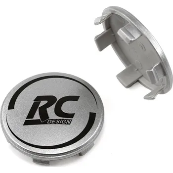 Alu kolo Středová krytka alu kola Ø 56/60 mm, RC Design, stříbrná, plast Z06M, Z06L