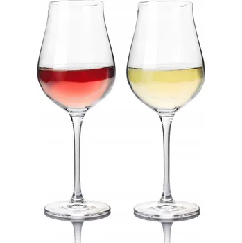 Sklenice Skleničky na bílé víno, skleničky červené víno B.Bohemian bezbarvé 500ml 2 ks