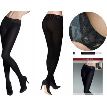 Dámské punčochy Punčocháče hladké Marilyn Erotic Vita Bassa 50den černé Nero velikost 4