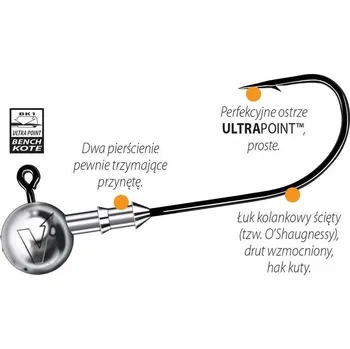 Jigová hlavička Dragon V-point Speed HD 7/0 25g 1 Ks