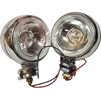 Přídavný světlomet Přídavná světla na motorku a chopper H3/55W chrom