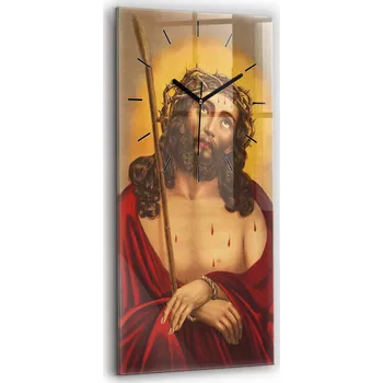 Hodiny Nástěnné hodiny SacroArte, hnědé, 30 cm