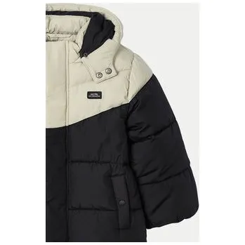 Mayoral Zimní bunda 4464 Černá Regular Fit 7Y