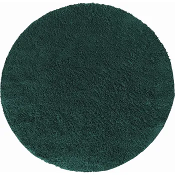 Koberec Koberec do obývacího pokoje Shaggy jednobarevný Zeleň láhev KAMEL 160 cm