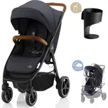 BRITAX Kočárek B-Agile R, Black Shadow/Brown Black Shadow/Brown