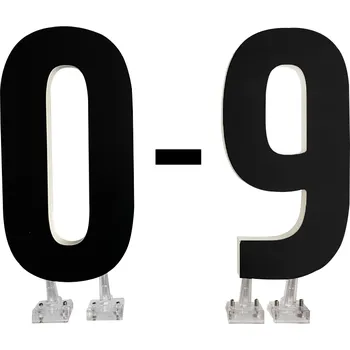 Domovní cedule Plastové 3D číslice 0–9 Číslo: 6