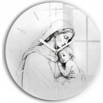 Hodiny Nástěnné hodiny SacroArte šedé 60 cm