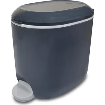 Odpadkový koš Tmavě šedý nášlapný plastový odpadkový koš 3,5 l – Addis ID_1720138