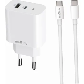 Rychlá síťová nabíječka 20W s kabelem USB-C/USB-C – sada pro rychlé nabíjení